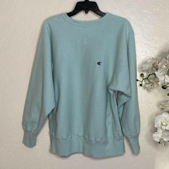 Champion Other - Baby Blue Champion Reverse Weave Crewneck VTG L